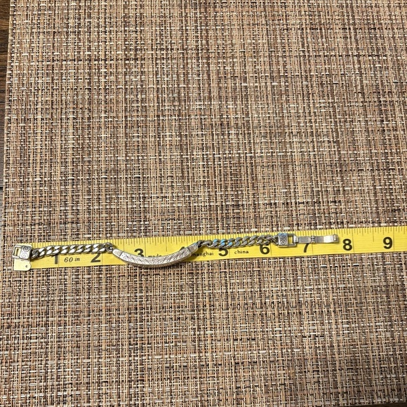 Brighton Sisters ID Bracelet Retired Silver-Plated Heart Link 7.75” Gift - Picture 10 of 10